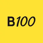 b100 banco logotipo
